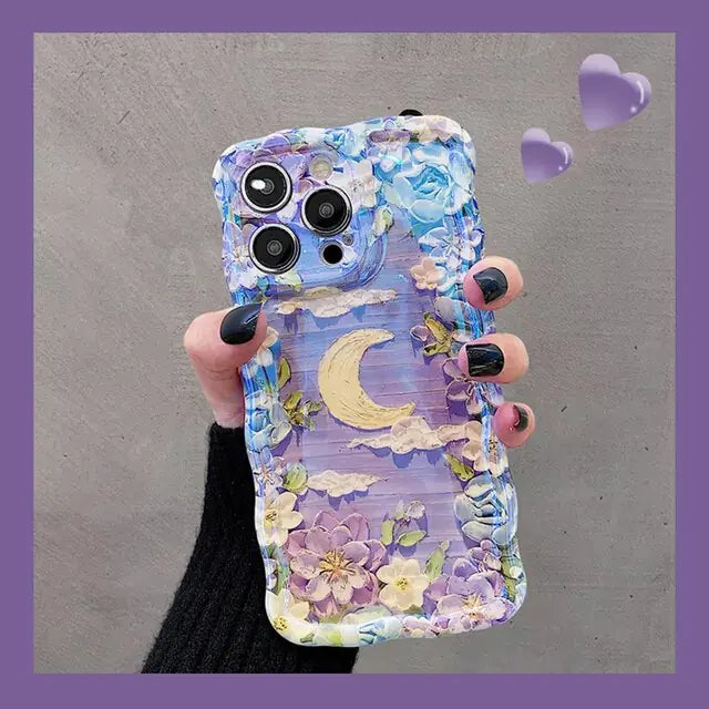 Oil Painting Flower Case