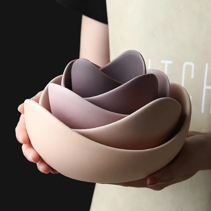 Unique Lotus Ceramic Set
