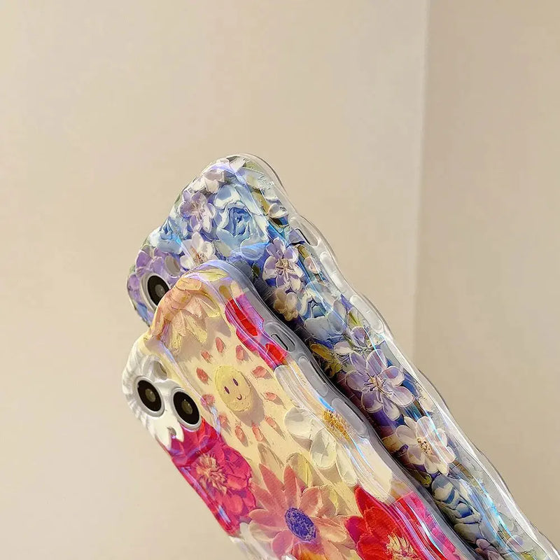 Oil Painting Flower Case