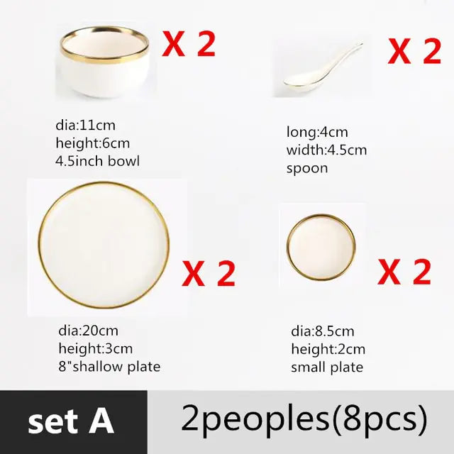 High-Quality White Porcelain