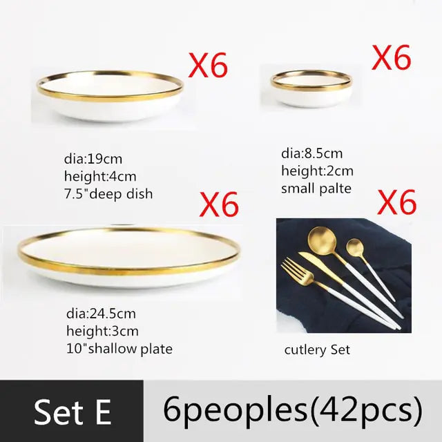 High-Quality White Porcelain