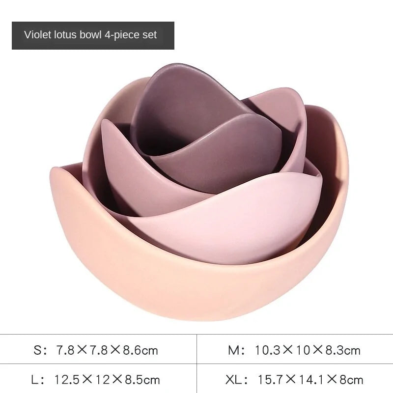 Unique Lotus Ceramic Set