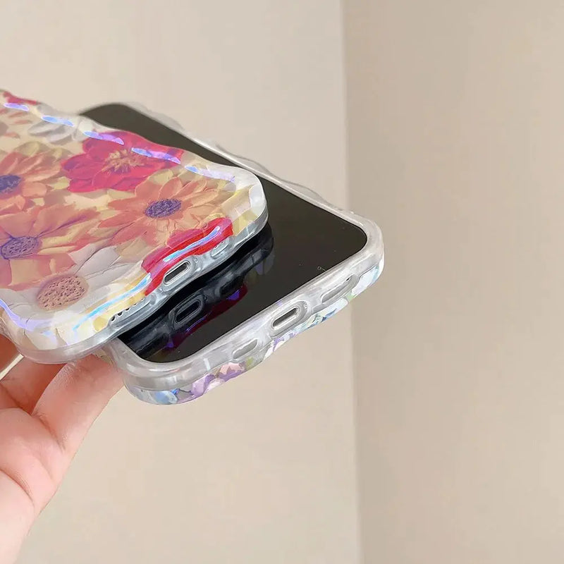 Oil Painting Flower Case