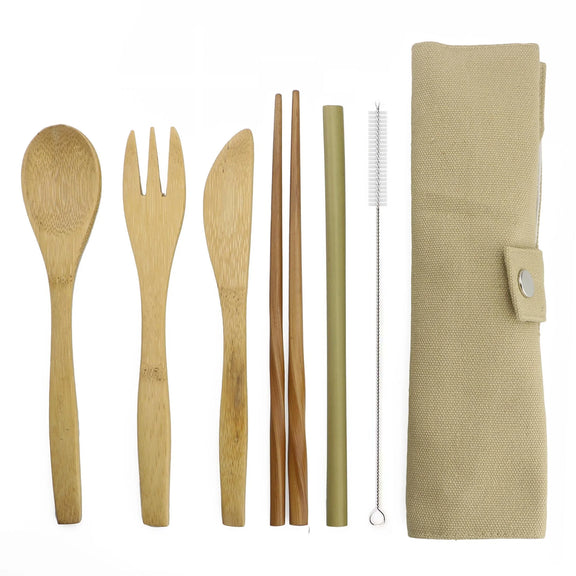 Bamboo Cutlery Set - Shop Faecrafts