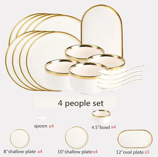 High-Quality White Porcelain